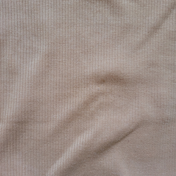 Sunday Best Orange Firecracker Ruffle Strap Ribbed Thong-cut Bodysuit, Size XS - Picture 6 of 11